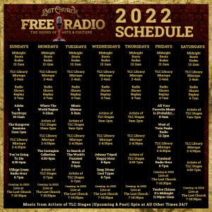 Lost Church Free Radio Full Weekly Schedule