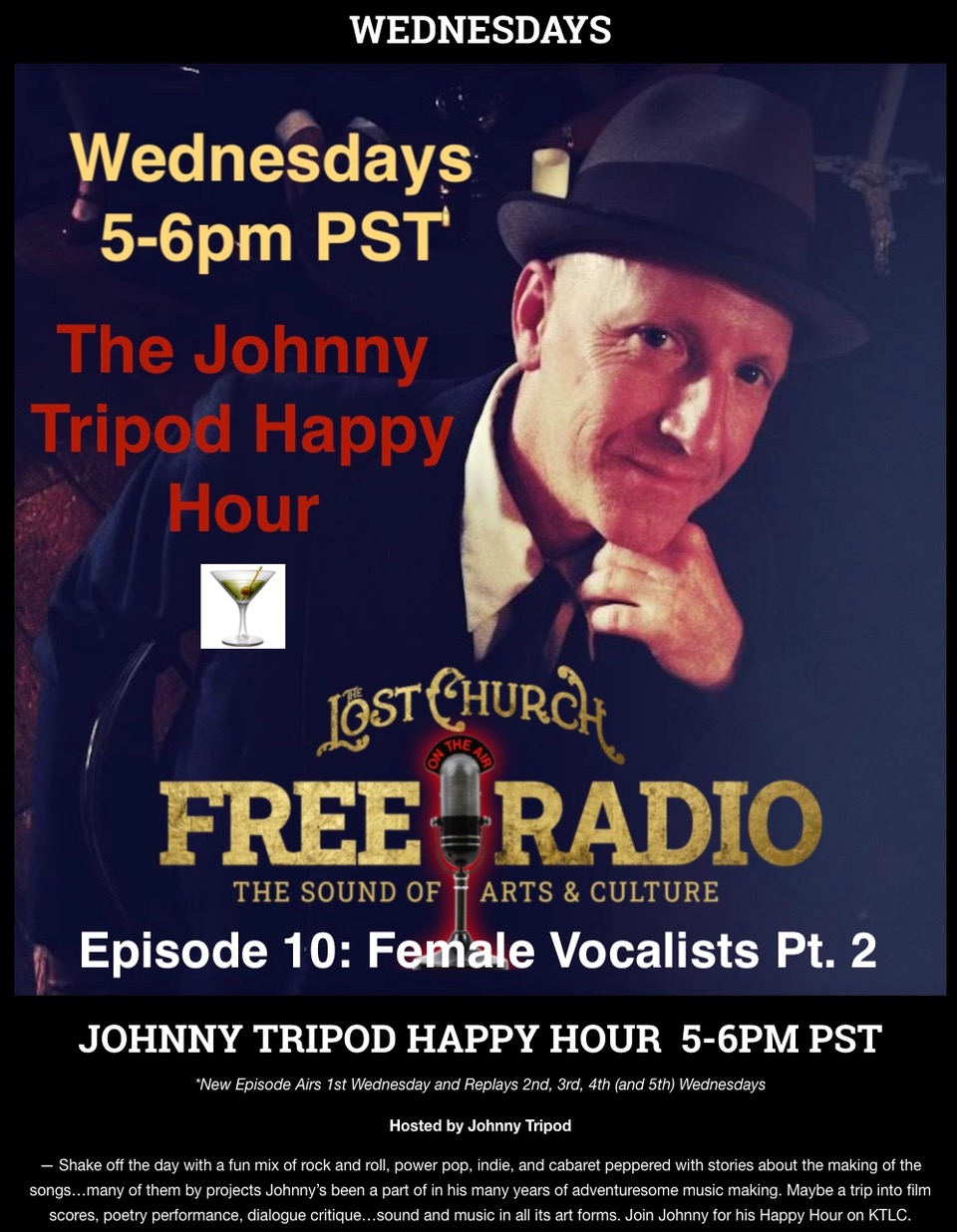 Johnny Tripod Happy Hour July Episode