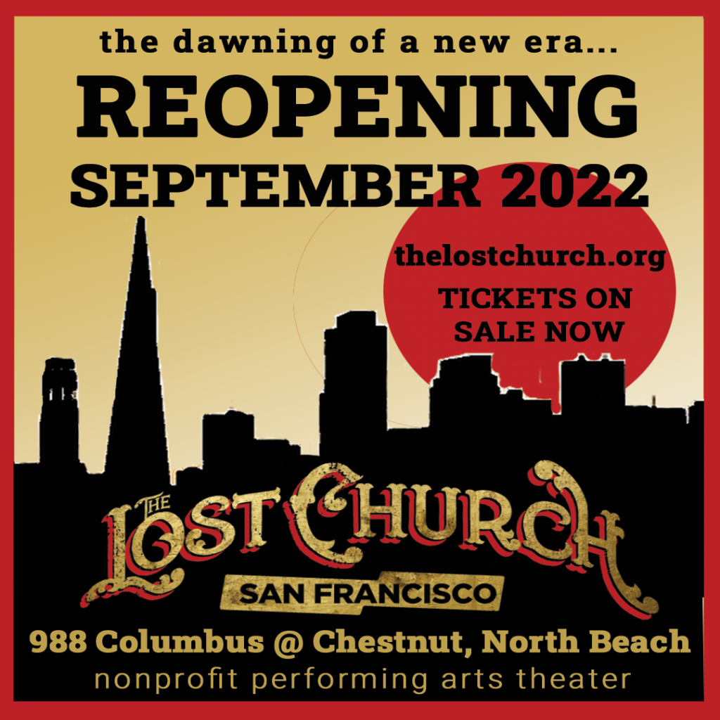 The Lost Church San Francisco Reopens September 2022