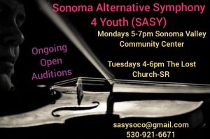 Sonoma Alternative Symphony for Youth at TLC Santa Rosa