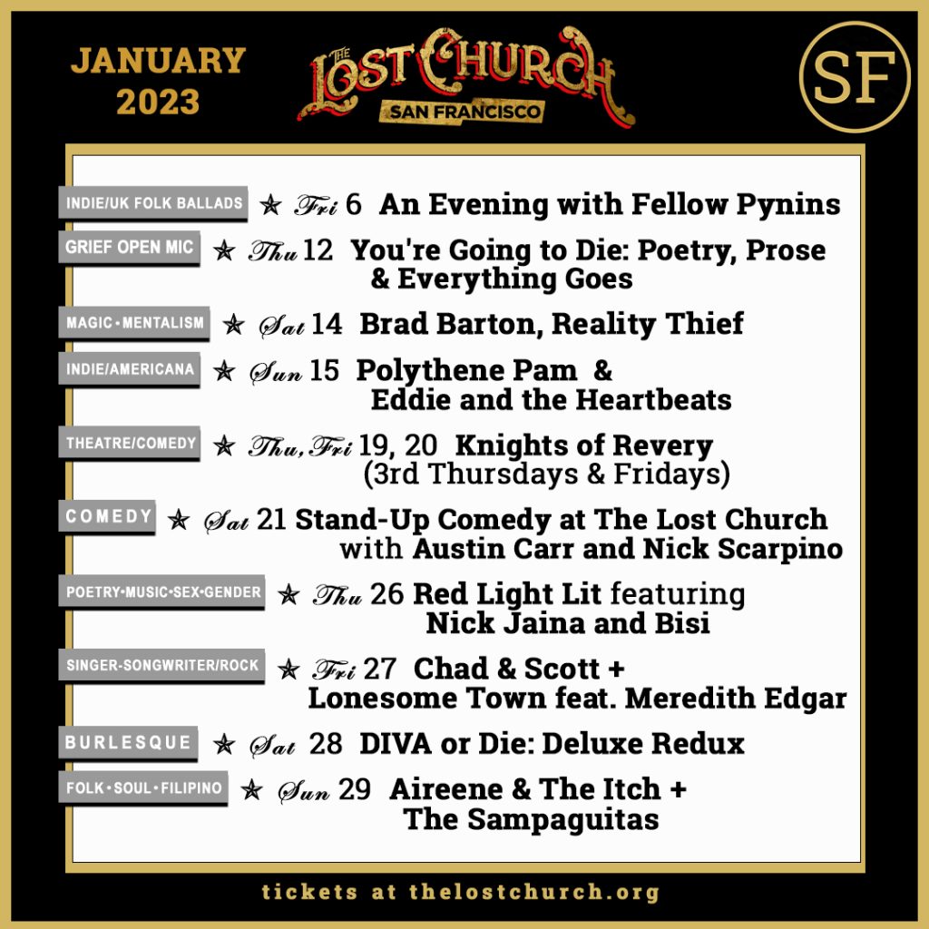 January 2023 at The Lost Church San Francisco