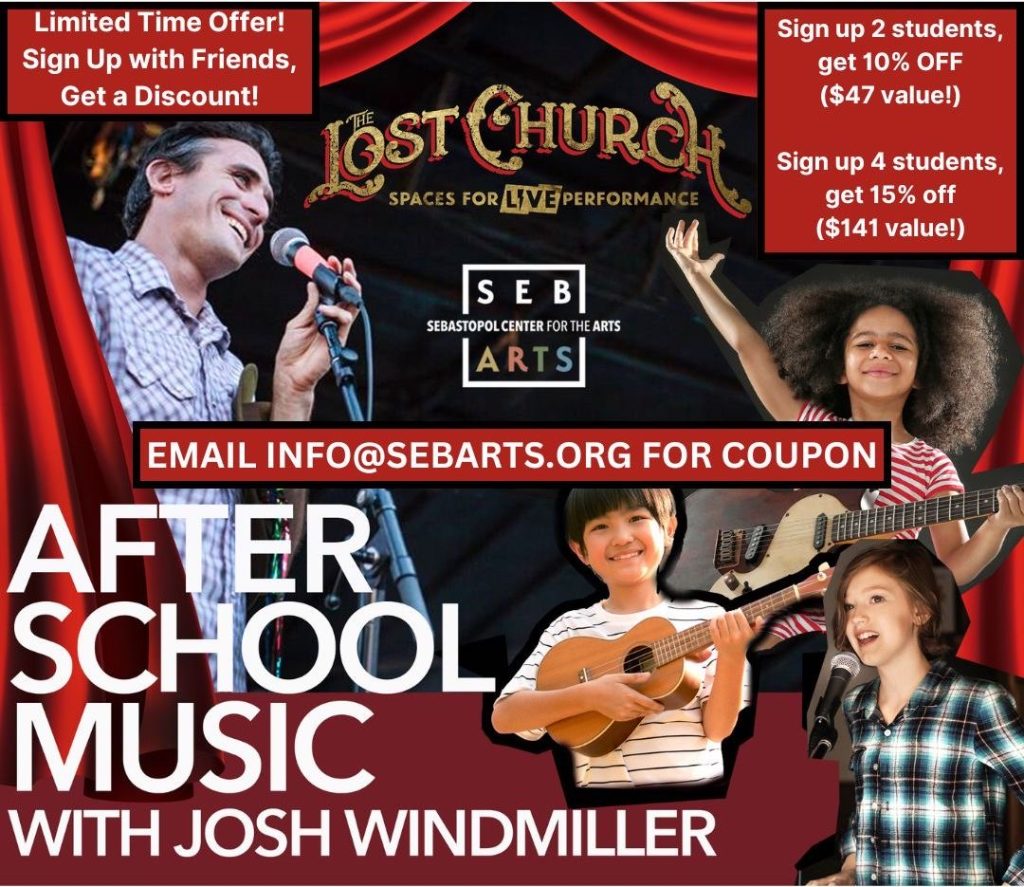 The Lost Church Santa Rosa and SebArts Music Education 2025